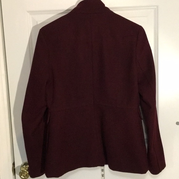 ⬇️💖Old navy burgundy wool jacket💖 - Picture 2 of 3